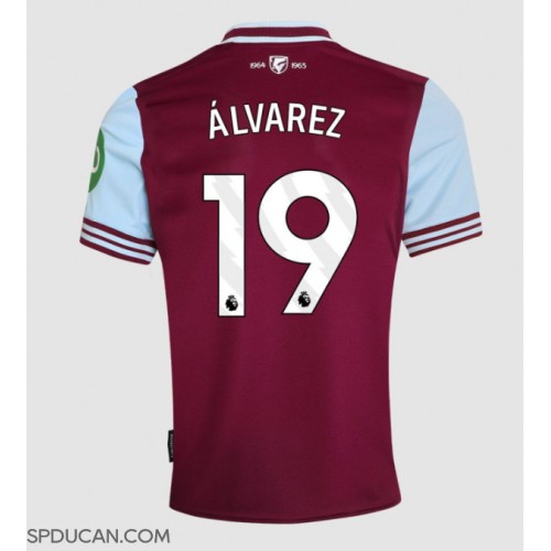 Muški Nogometni Dres West Ham United Edson Alvarez #19 Domaci 2024-25 Kratak Rukav